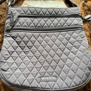 Vera Bradley Gray Quilted Crossbody Bag